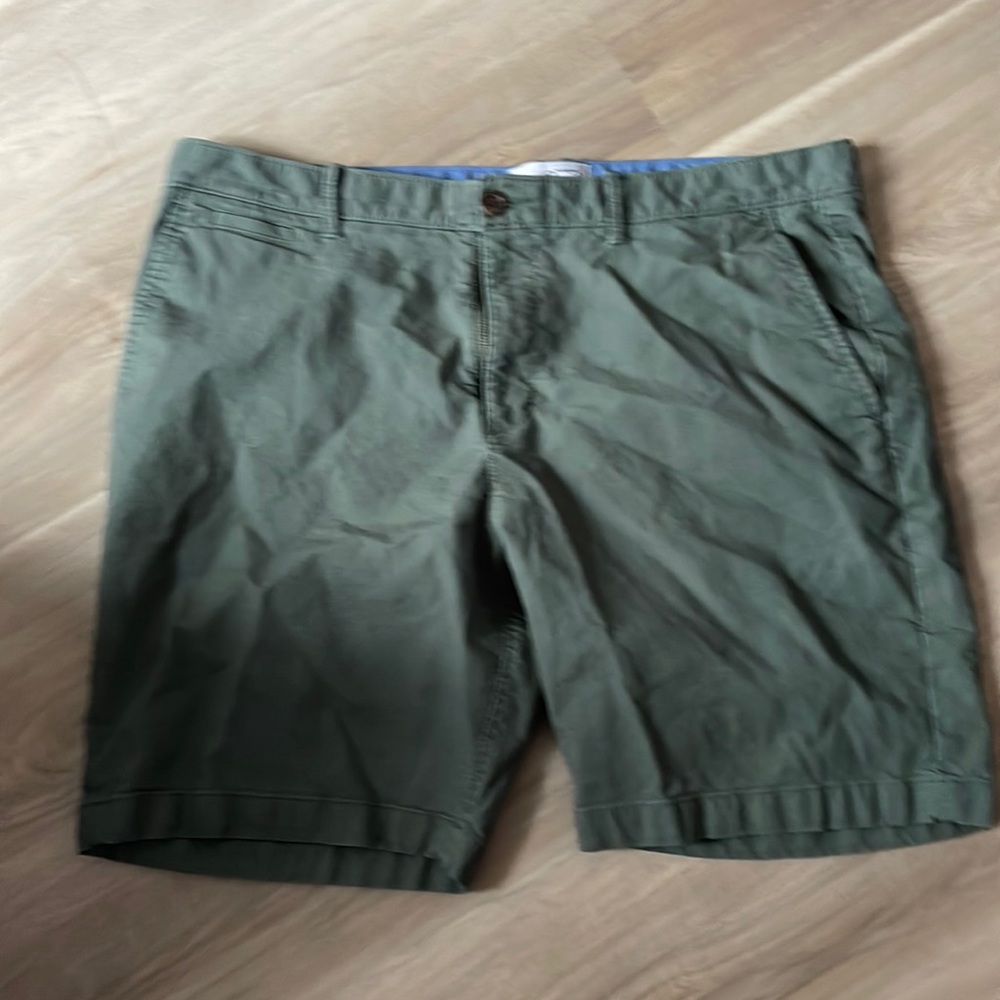 Olive Green Penguin Chino Shorts
